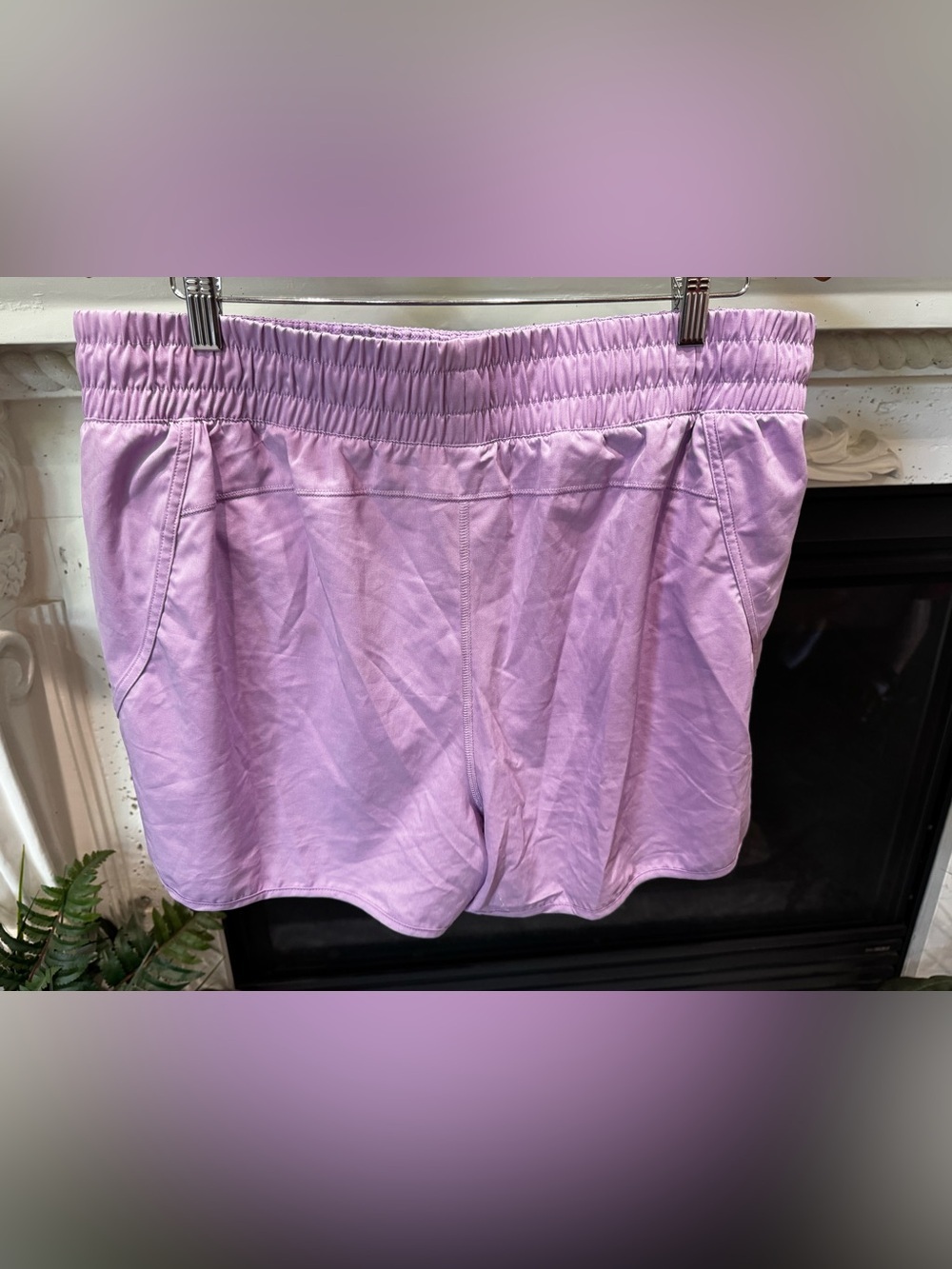 Avia Lavender Athletic Running Shorts - Picture 6 of 7